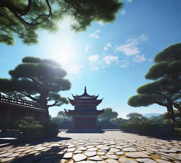 晴空古韵，成语中的晴朗天气描绘