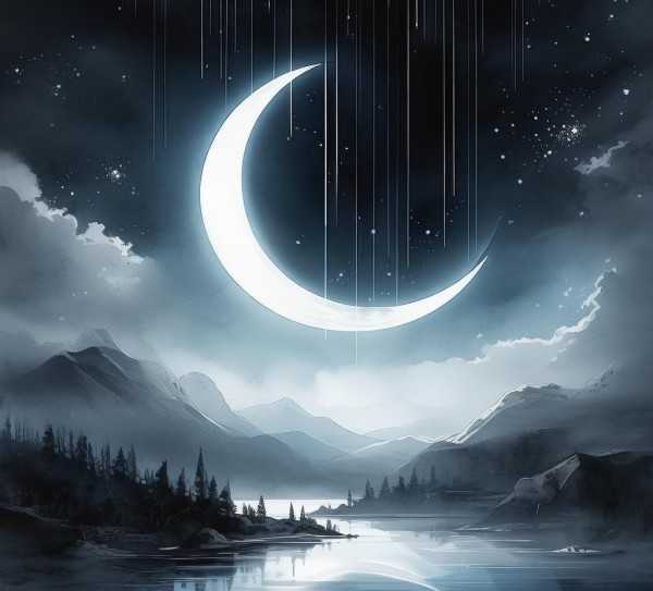 月华如练，成语绘月之韵